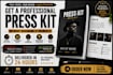 create an epk generator style digital press kit for your music career