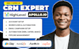 setup CRM automation clay com, apollo io, hubspot zoho CRM, zapier automation