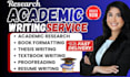 edit academic, professional, or creative content works