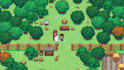 create 2d top down pixel art tileset character design background and animation