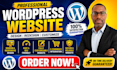 design wordpress website or redesign modern wordpress website with elementor pro