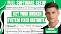 n8n shopify whatsapp chatbot api quickbook  ai agent airtable claude automation