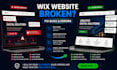 fix wix website bugs errors and broken features