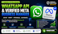 setup verified meta bm and whatsapp business api with automation