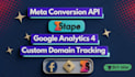 setup meta conversion API with stape and ga4 server side tracking