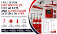design fire sprinkler fire alarm and suppression system to nfpa