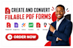 create or convert fillable pdf google forms docs jotform pandadoc adobe docusign