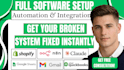 n8n shopify hubspot crm google sheet gmail item list store data node e commerce