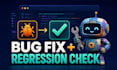 reproduce and fix a javascript or typescript web app bug