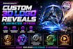 create custom 3d logo reveals and animated intros