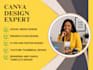 be your professional canva designer