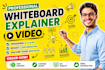 create custom whiteboard explainer video with voice over
