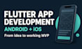 build a flutter app mvp for android and ios with firebase