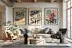 design cool abstract digital wall art