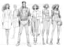 draw sketches with your character
