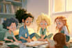 digitally paint colourful children book illustrations