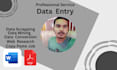 do fastest data entry ,copy paste and wed research job