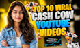 create faceless cash cow videos or faceless youtube video editor