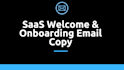 craft strategic saas onboarding emails