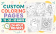 create custom KDP coloring pages in 24 hours