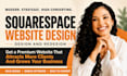squarespace landing page design squarespace website redesign squarespace website