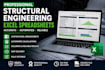 create professional structural engineering excel calculation spreadsheets