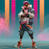 cyberpunk hacker character art