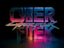 design futuristic cyberpunk logo or typography