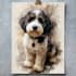 create a custom memorial pet portrait from photo