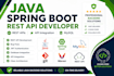 develop or fix java spring boot rest apis