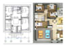 draft 2d architectural floor plans, elevations