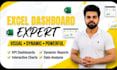 do build dynamic excel dashboards, advanced excel graphs and charts
