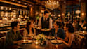 create a cinematic cafe promo video commercial