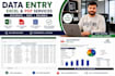 do accurate data entry, PDF conversion, excel and copy paste