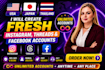 create fresh facebook, instagram threads global accounts