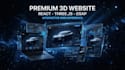 build a premium 3d interactive website with three js and react