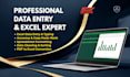 do excel data cleaning, formatting, and ecommerce data entry