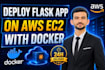 deploy python flask app on AWS with docker and cicd