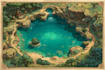 detailed fantasy map for dnd and rpg games