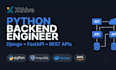 develop a scalable python backend with django and fastapi