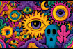 make amazing dark art, psychedelic stoner illustration