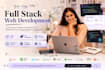 develop a full stack web application