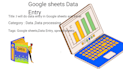 do data entry in google sheets and excel