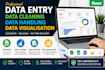 do excel data analysis, dashboard and reports