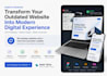 redesign your website into a modern UI UX design