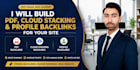 build PDF cloud stacking and profile backlinks for your site