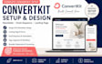 setup convertkit newsletter design kit email sequence convertkit landing page
