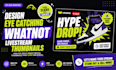 design eye catching whatnot livestream thumbnails