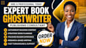 do ghostwriting for nonfiction ebook and fiction book writer