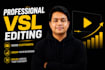 edit high retention vsl, talking head videos that converts